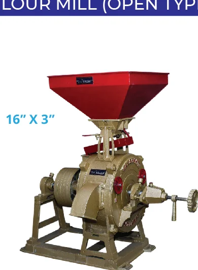 16 Inch Trolley Stone Flour Mill