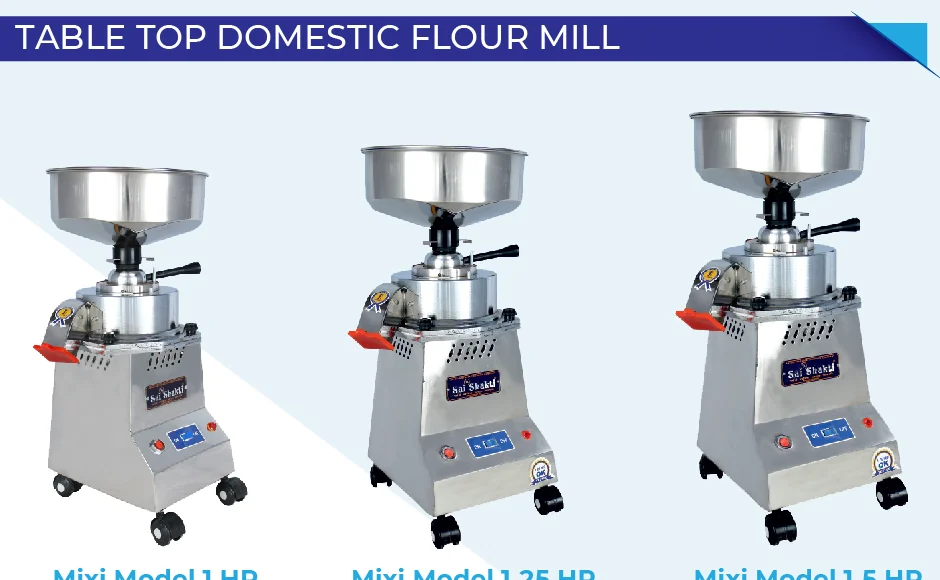 Table Top Mixi Domestic Flour Mill